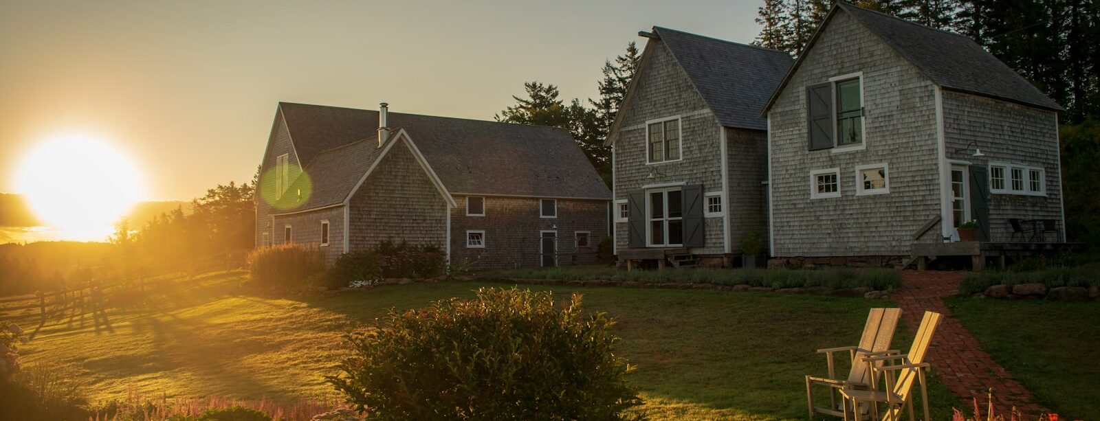 sunlight through houses